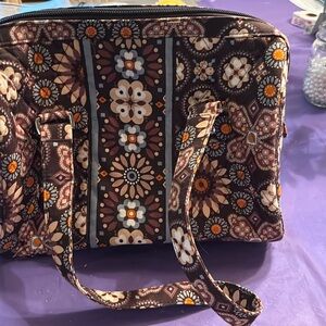 Vera Bradley fall bag with handles. Flowered pattern